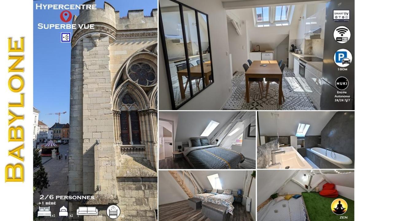 3 Appartements Premium Au Pied De La Cathedrale - Hypercentre Sens Exterior photo